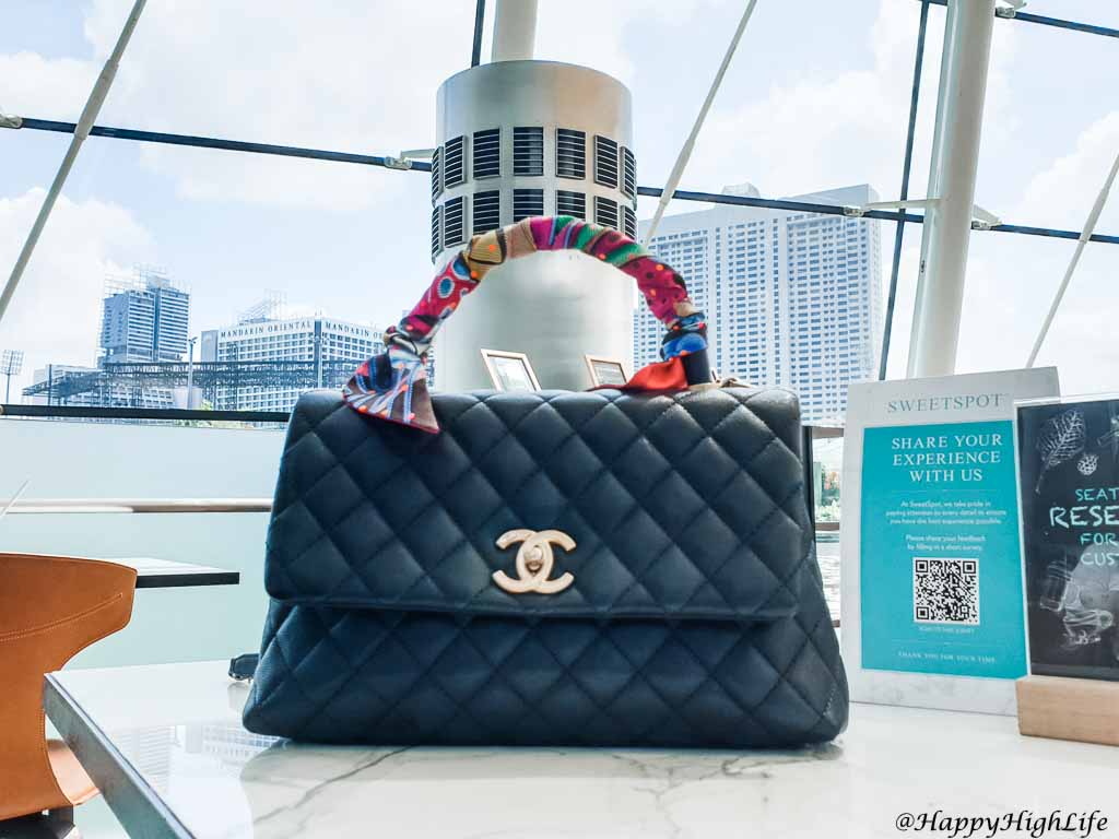 Chanel Mini Navy Quilted Caviar Top Handle Bag - Purchase in 2023